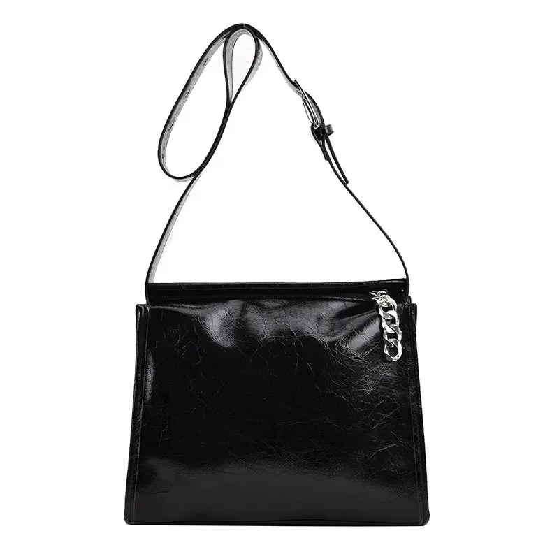 Small Silver Shoulder Bags for Women Designer Fashion Handbags Trend Leather Underarm Shoulder Side Ladies Crossbody Bag