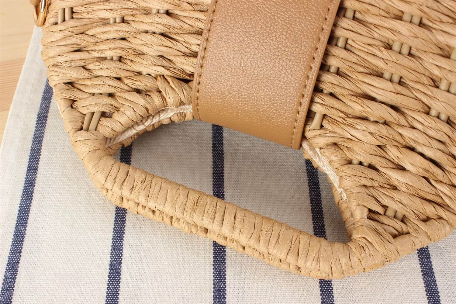 Summer Paper Straw Crossbody Bag-Showtown