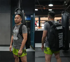 TOFIGHT TRAINING GYM SPORT BAG BACKPACK Black 60 x 40 x 25 cm