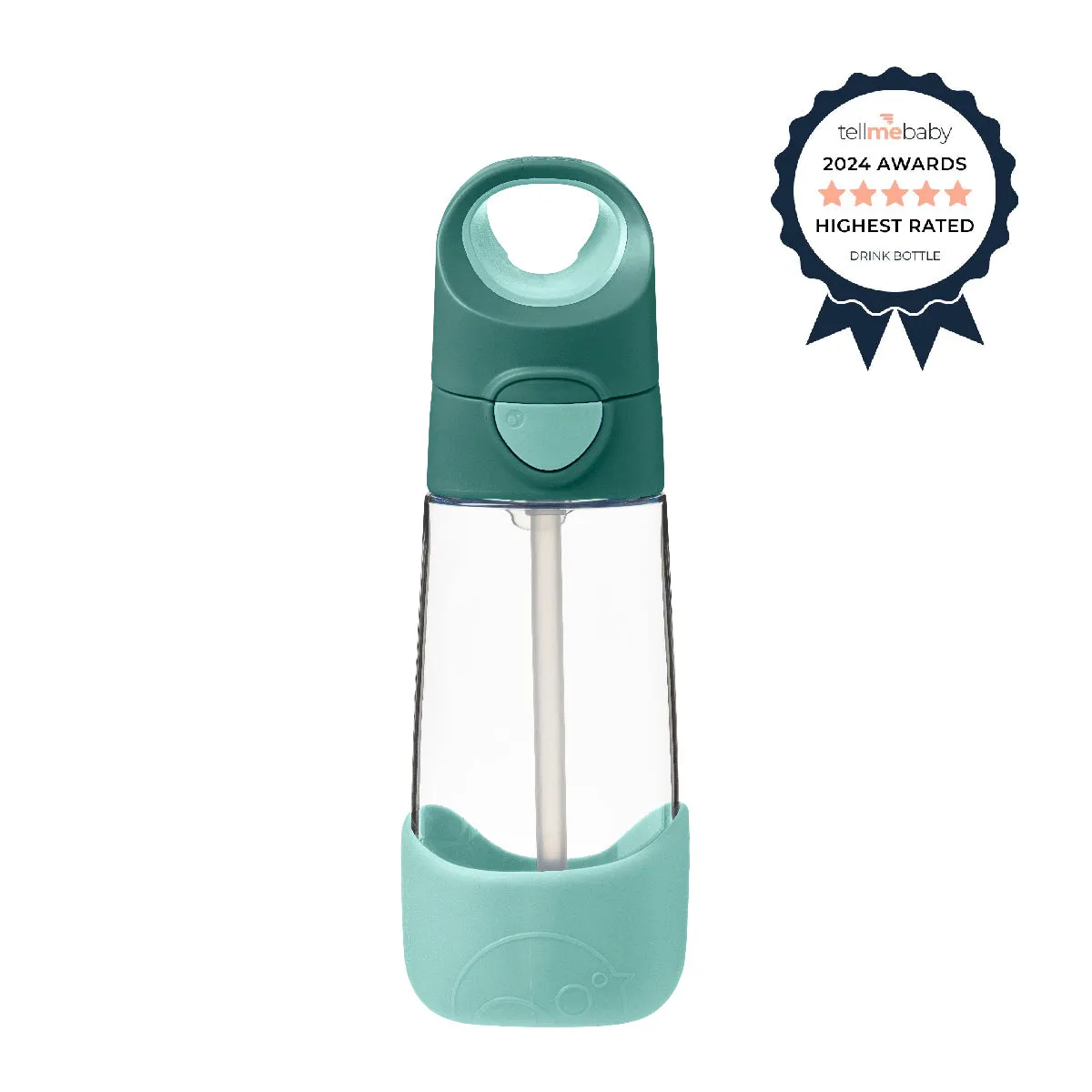 tritan™ drink bottle 450ml - emerald forest