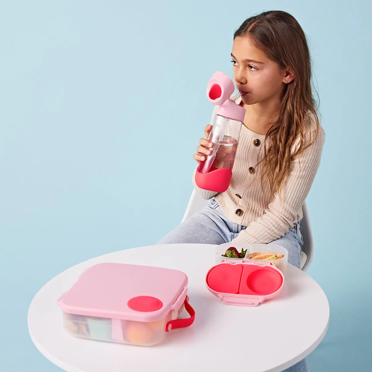 tritan™ drink bottle 600ml - flamingo fizz