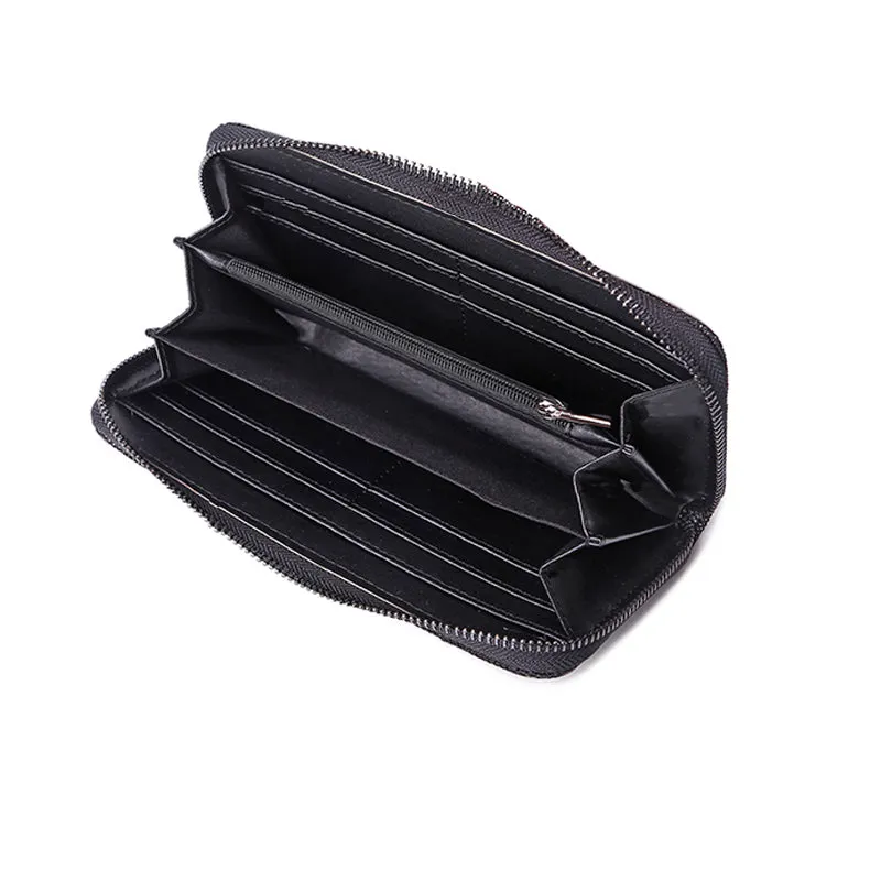 Women's Geometric Lattice Luminous Wallet