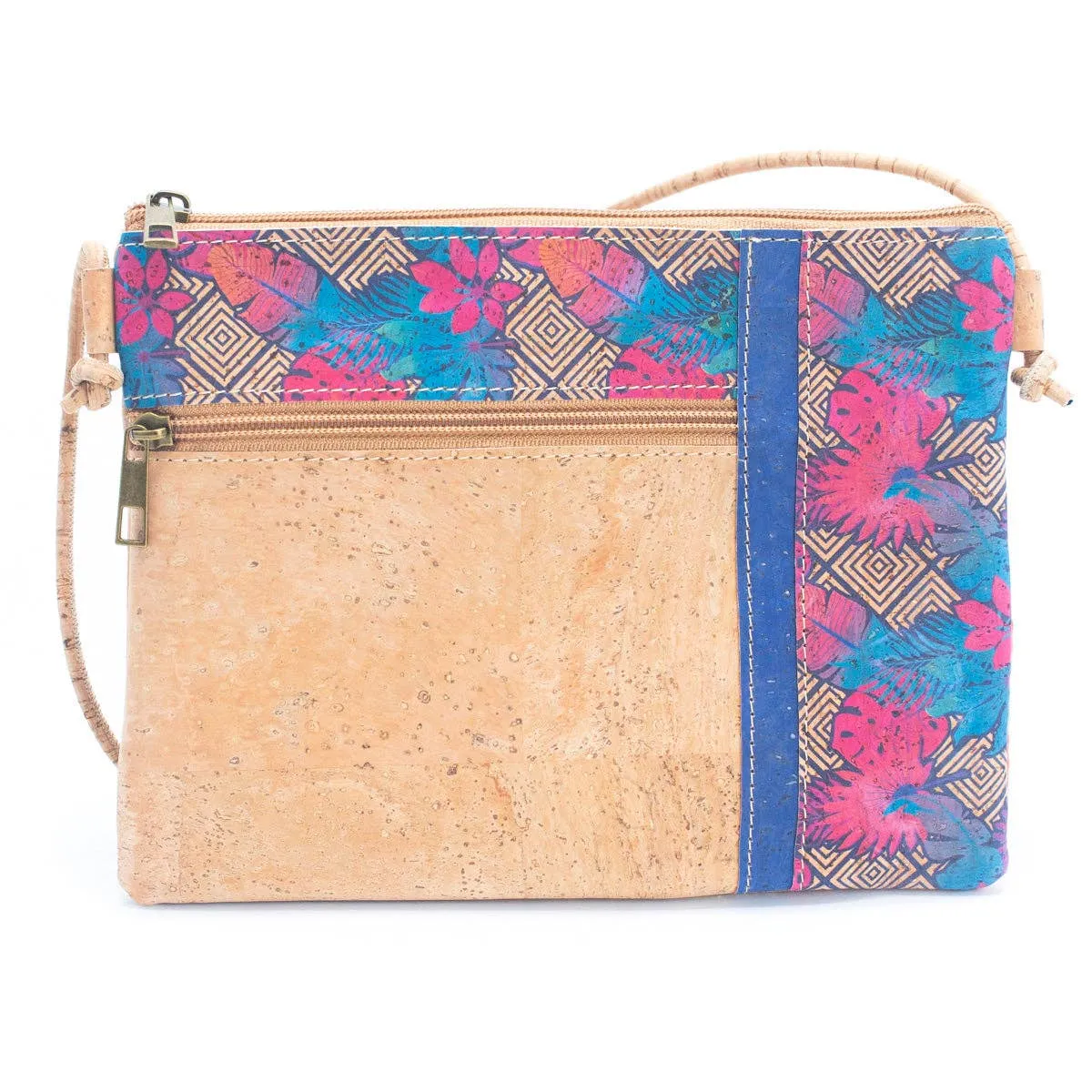 Women's Natural Cork Crossbody Bag  BAGP-227